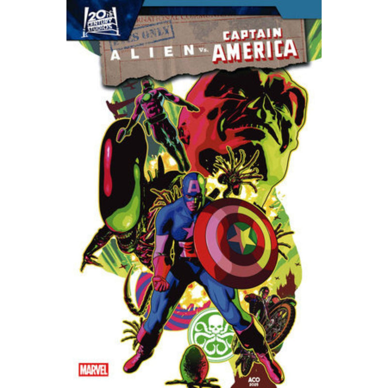 Alien VS Captain America: #3 [ACO CVR B] 2025 Comics Marvel Comics