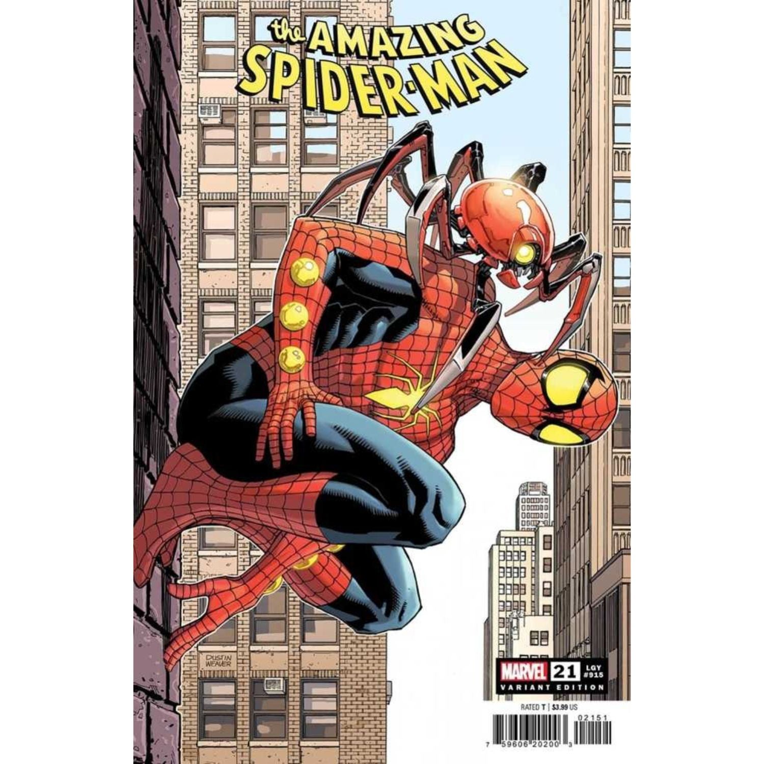 Amazing Spider-Man: #21 [Dustin Weaver CVR E 1:25] 2022 Comics Marvel Comics