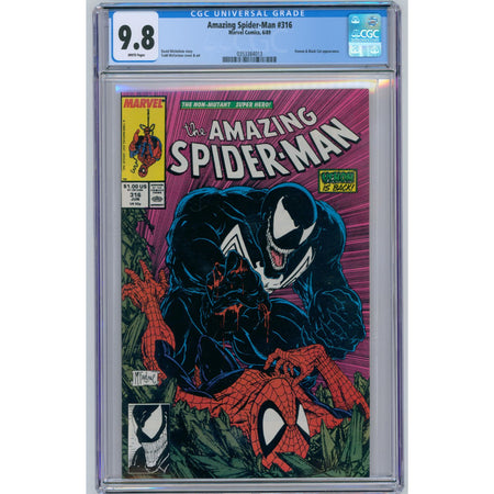 Amazing Spider-Man: #316 [CGC 9.8 McFarlane CVR] 1989 Comics Marvel Comics