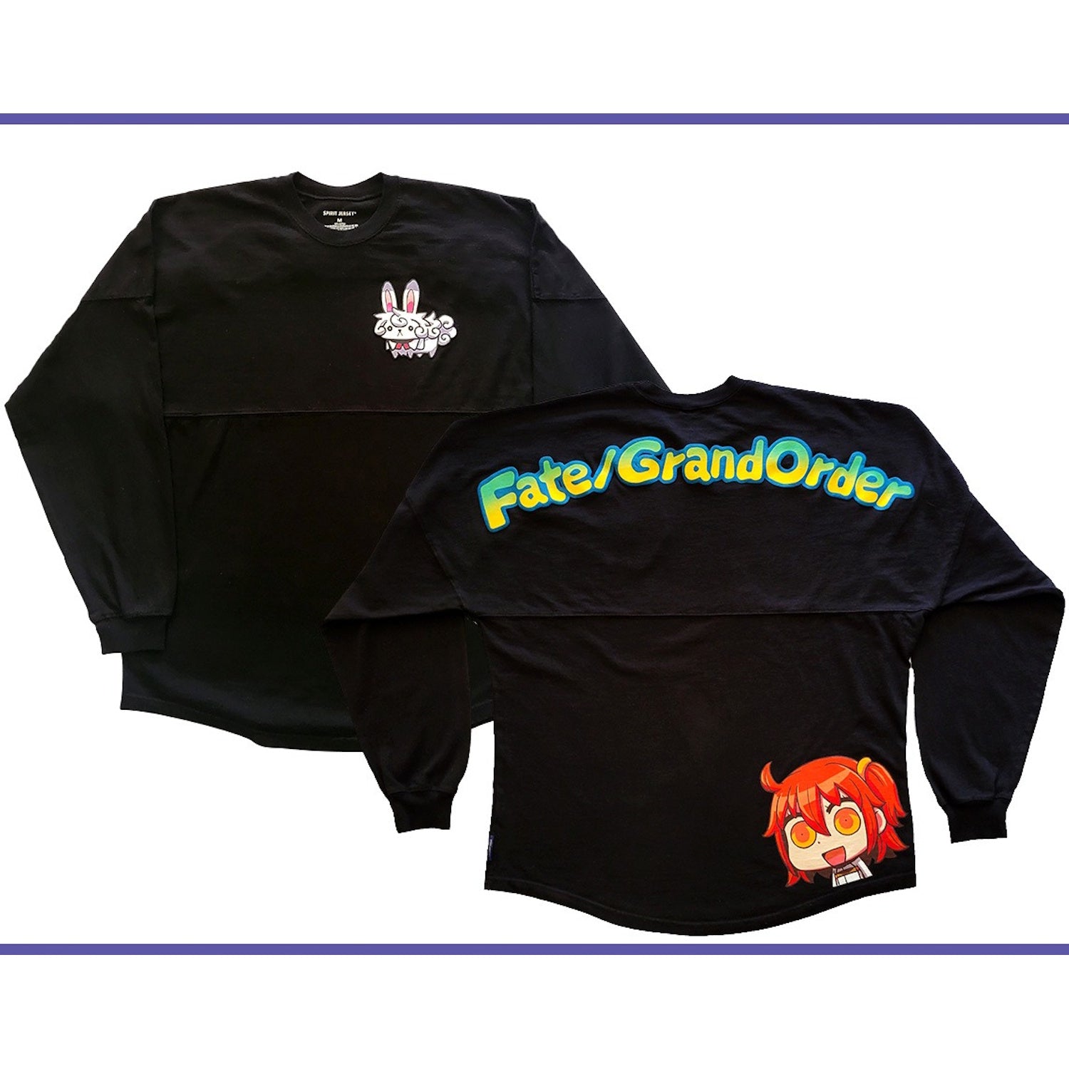 Aniplex Original Fate/Grand Order x Spirit Jersey Long Sleeve Shirt [X Large] Apparel Aniplex of America