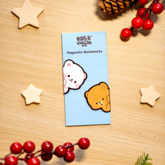Milk Mocha Bear: Peeking Magnetic Bookmarks Daily Accessories Milk Mocha Bear