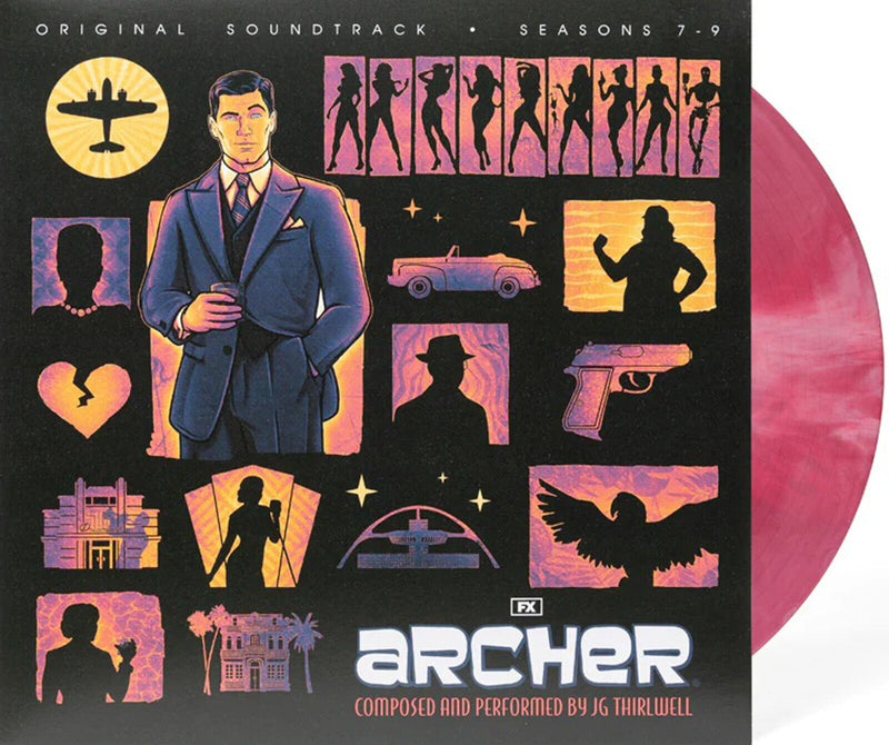 Archer: Seasons 7 - 9 Vinyl Soundtrack [Audio Vinyl] Music (Vinyl) iam8bit   