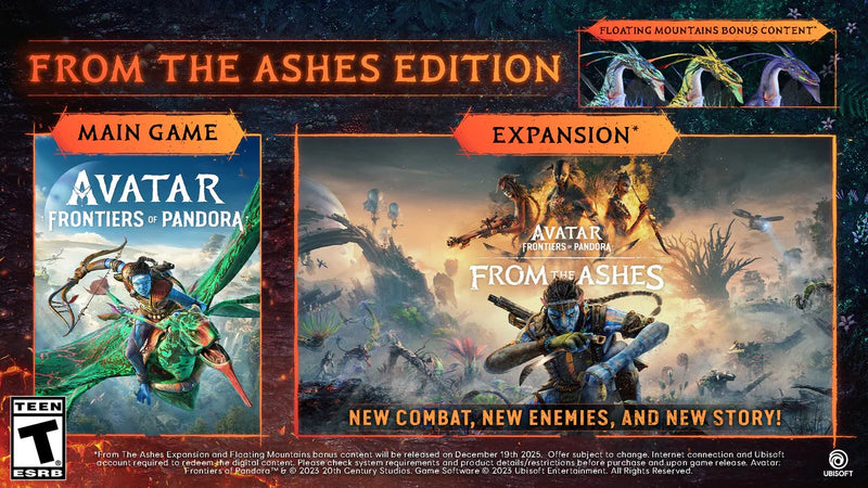 Avatar: Frontiers of Pandora From the Ashes Edition [PlayStation 5] PlayStation 5 Video Game Ubisoft