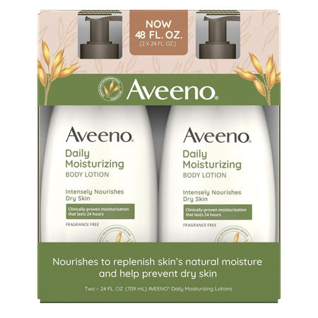 Aveeno Daily Moisturizing Lotion 710 mL - 2 Pack [Beauty] Health Care Aveeno