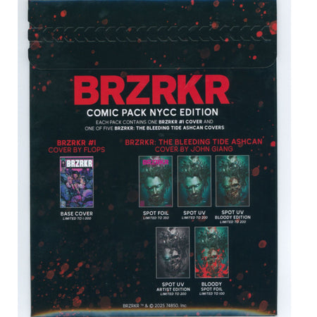 BRZRKR Blind Bag: [NYCC Limited Exclusive 2 Comic Book Pack] 2025 Comics Boom Studios