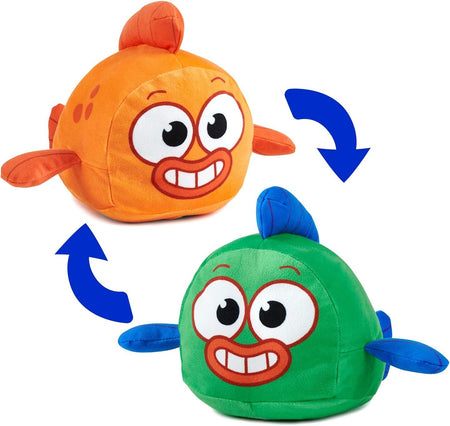 Baby Shark's Big Show!: William and Captain Kelp Reversible Plush Toys & Games Wow Wee