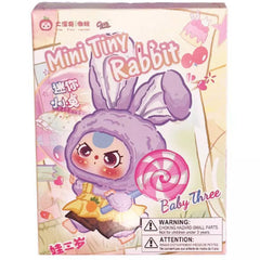 Baby Three: Mini Tiny Rabbit Plush Blind Box - 1 Random Figure Toys & Games Big beautiful (Dongguan) Toy Co.