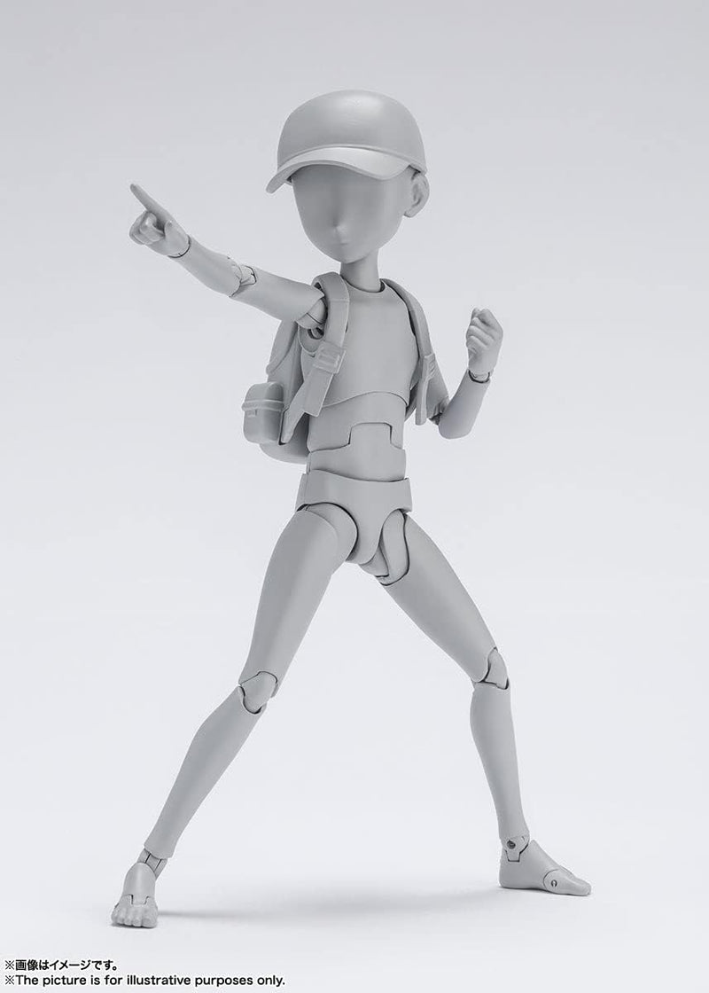 Tamashii Nations: Body Kun Ken Sugimori Edition DX Set - Grey Color Version S.H.Figuarts Toys & Games Bandai Namco   