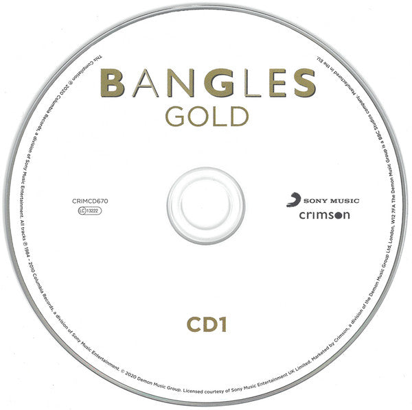 Bangles: Gold [Audio CD] Music (CD) Sony Music   