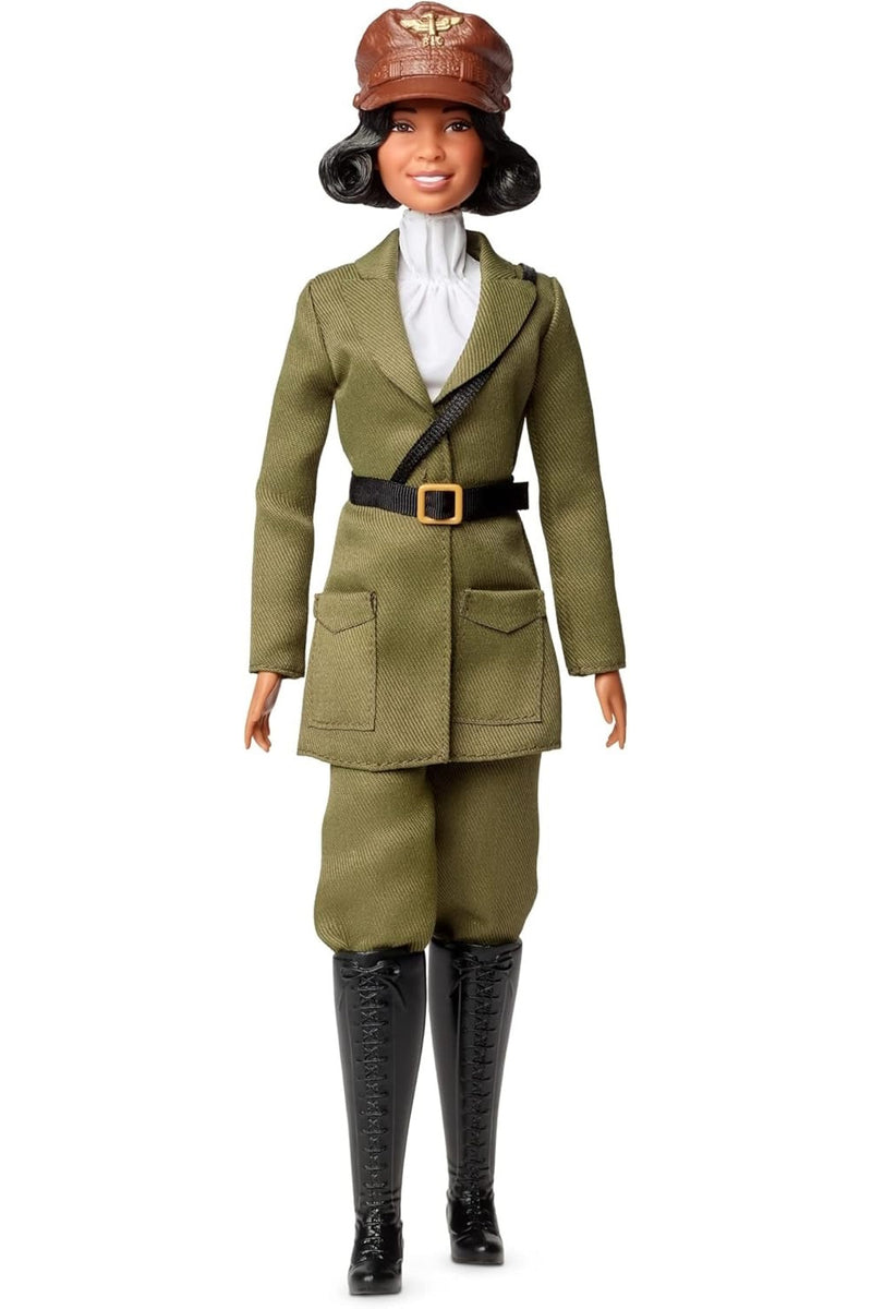 Barbie Doll Bessie Coleman Inspiring Women Collector Series - Dressed in Aviator Suit with Helmet and Goggles Toys & Games Mattel