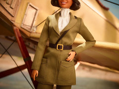 Barbie Doll Bessie Coleman Inspiring Women Collector Series - Dressed in Aviator Suit with Helmet and Goggles Toys & Games Mattel