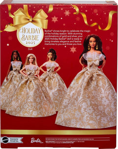 Barbie Signature: 2025 Holiday Barbie Fashion Doll Toys & Games Mattel