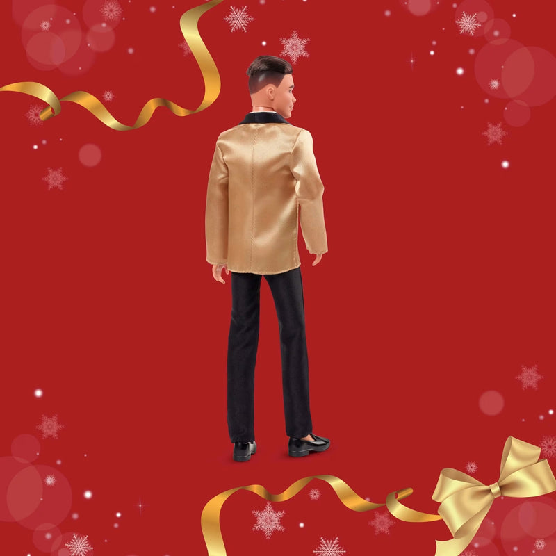 Barbie Signature: 2025 Holiday Ken - White Brown Hair Toys & Games Mattel