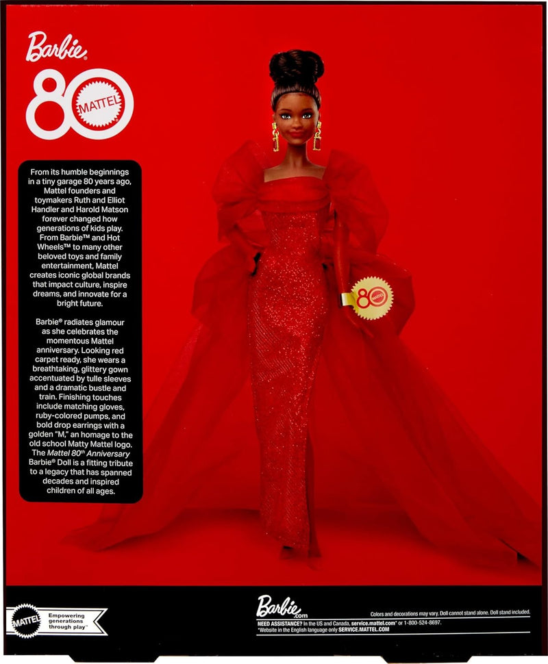 Barbie Signature Doll: 80th Anniversary Doll Toys & Games Mattel