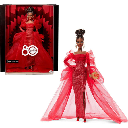 Barbie Signature Doll: 80th Anniversary Doll Toys & Games Mattel