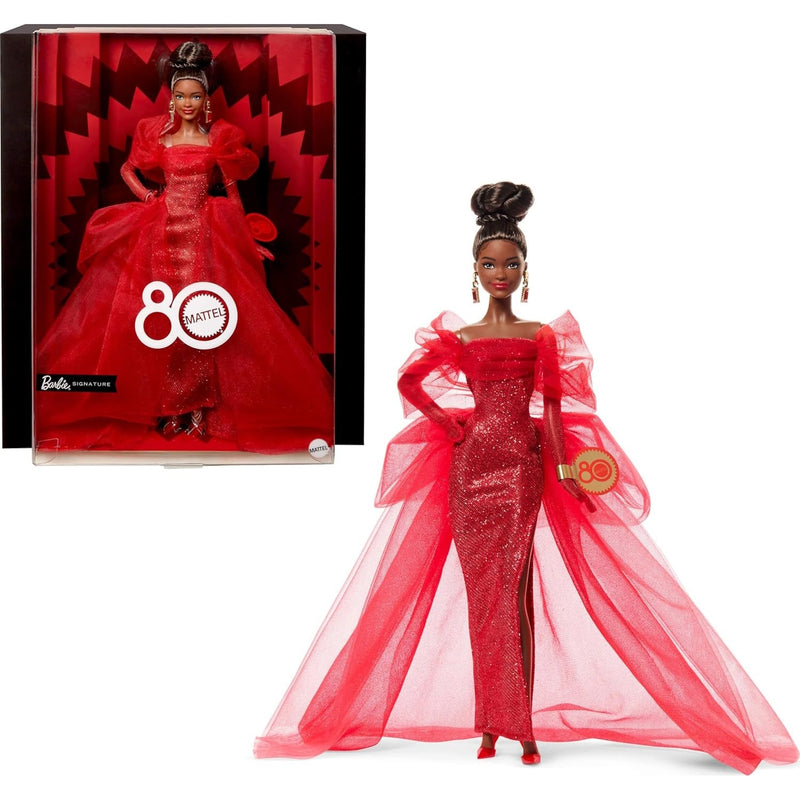 Barbie Signature Doll: 80th Anniversary Doll Toys & Games Mattel