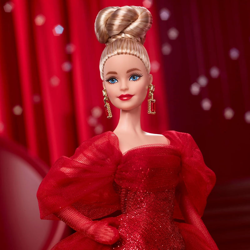 Barbie Signature Doll: 80th Anniversary - Red Tulle Gown Toys & Games Matt Makes Games