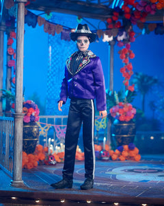 Barbie Signature: Ken Fashion Doll - 2023 Dia de Muertos Collectible with Blue Jacket Black Hat Toys & Games Mattel