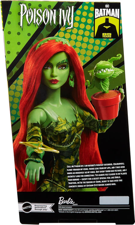 Barbie Signature Limited Edition Collector Doll - Poison Ivy - DC Batman 85th Anniversary Toys & Games Mattel