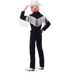 Barbie the Movie: Ken Doll Wearing Black and White Western Outfit Toys & Games Mattel