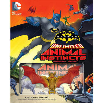 Batman Unlimited Animal Instincts with Fire Bat Toy [DVD] DVD Movie DC Comics   