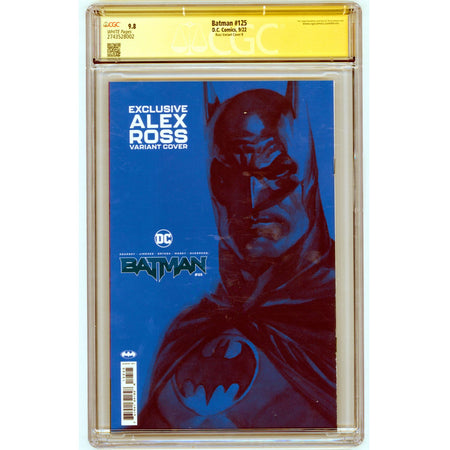 Batman: #125 [Alex Ross Signed CGC 9.8 CVR B] 2022 Comics DC Comics