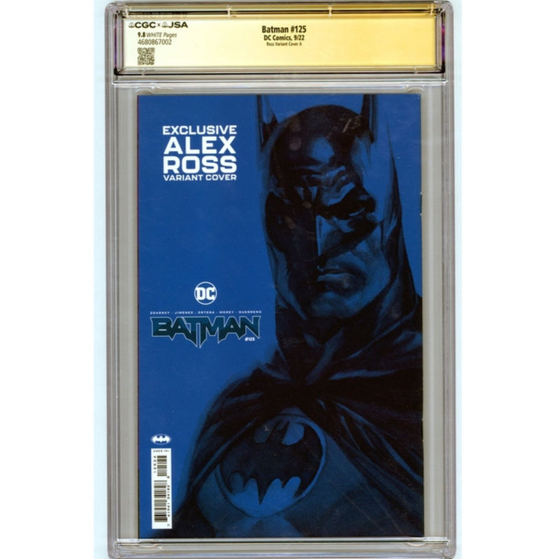 Batman: #125 [CGC 9.8 Alex Ross Signed JSA CVR A] 2022 Comics DC Comics