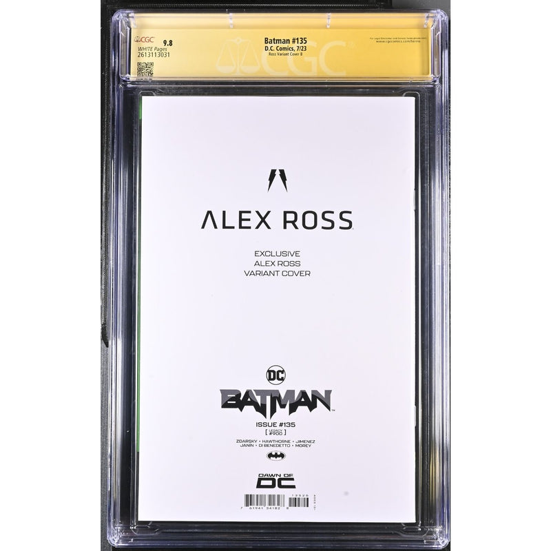 Batman: #135 [Alex Ross CGC 9.8 Signature Series CVR B] 2023