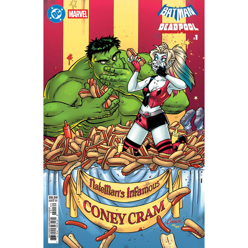 Batman/Deadpool: #1 [Amanda Conner Harley Quinn Hulk CVR F] 2025 Comics DC Comics