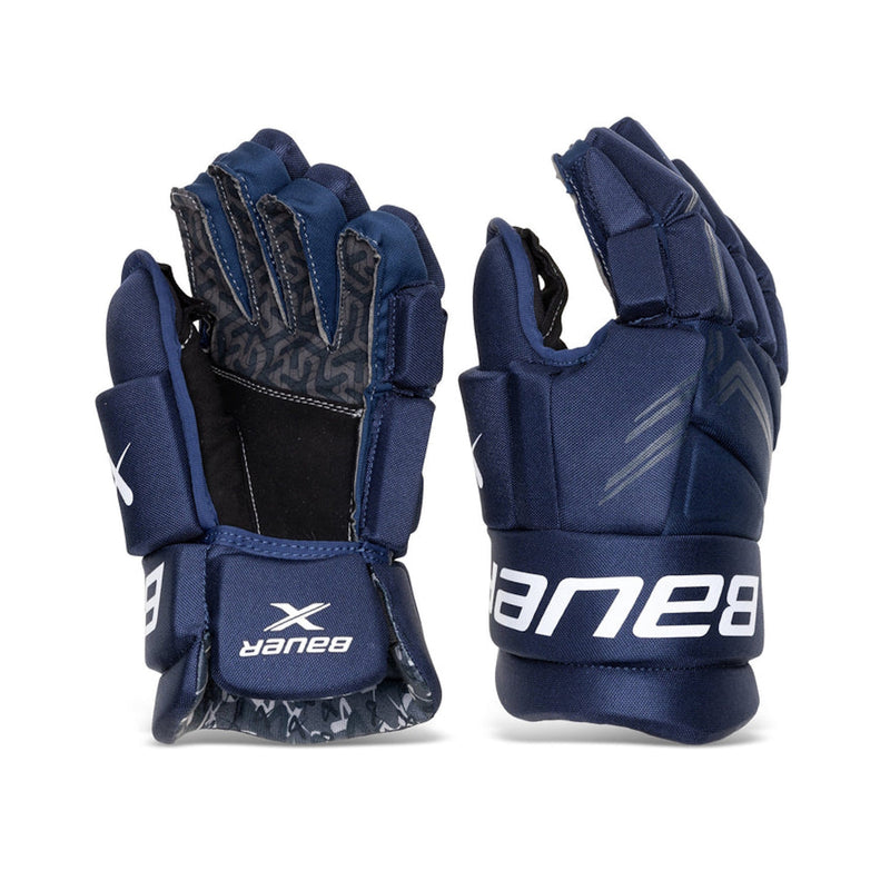 Bauer: S24 X Gen 2 SENIOR 15'' Gloves - Navy [Sporting Goods] Sporting Goods Bauer