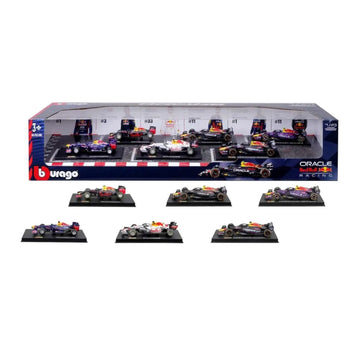 Bburago: Oracle Red Bull Racing Formula 1 - 6 Cars Set Exclusive - 2023 [Toys] Toys & Games Bburago   