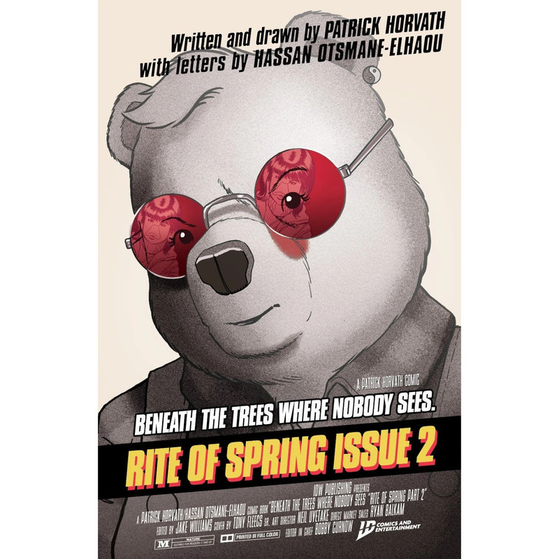 Beneath The Trees Where Nobody Sees Rite Of Spring: #2 [Tony Fleecs CVR B] 2025 Comics IDW Publishing
