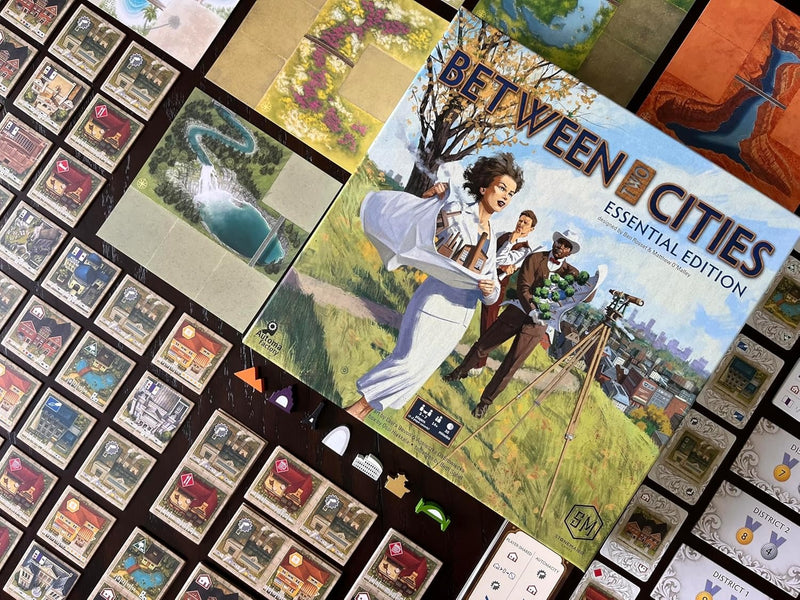 Between Two Cities - Essential Edition [Board Game, 1-7 Players] Board Game Stonemaier Games
