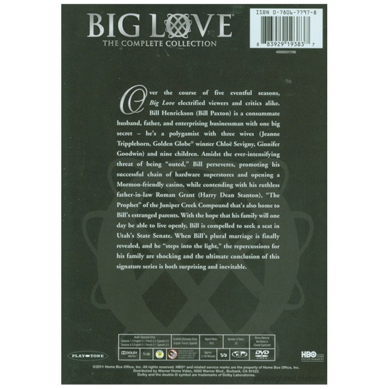 Big Love: The Complete Collection [DVD] DVDs & Blu-Rays HBO   