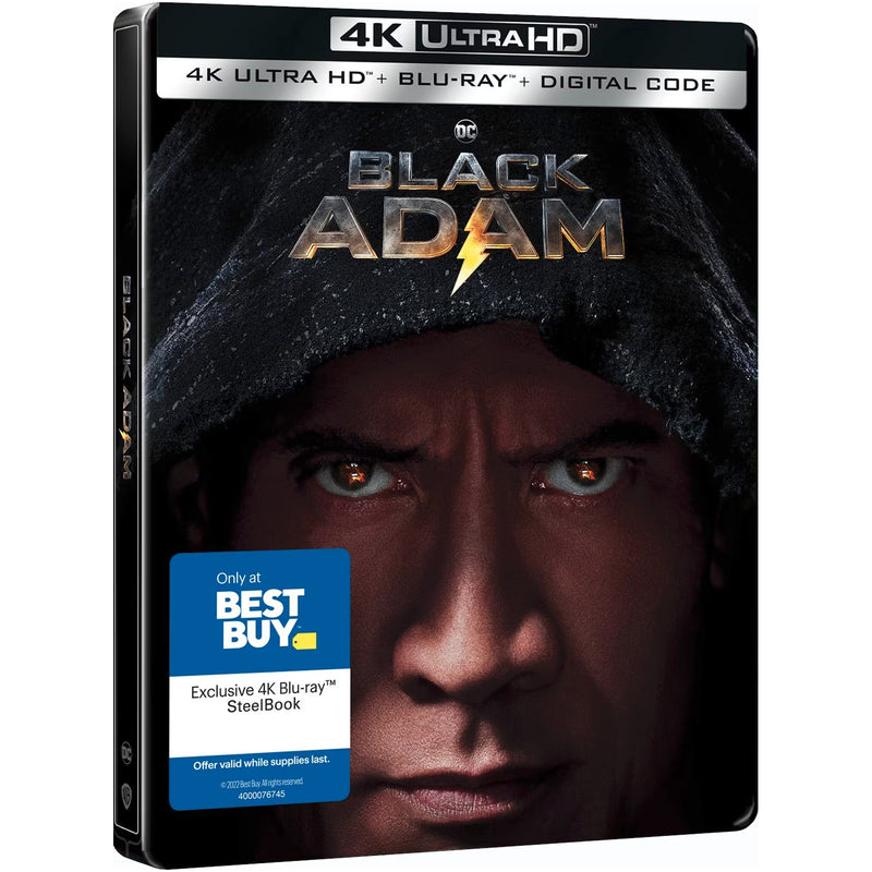 Black Adam - Steelbook [Blu-Ray + 4K UHD] Blu-Ray 4K Movie Warner Brothers   