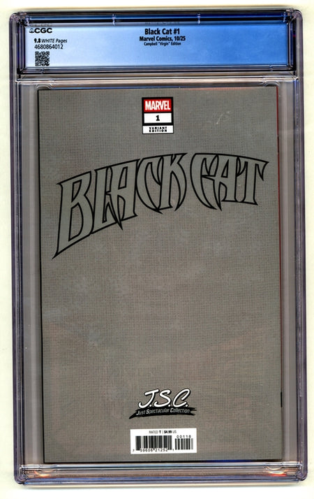 Black Cat: #1 [Campbell CGC 9.8 Virgin - 1:100] 2025 Comics Marvel Comics