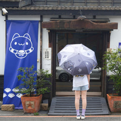 Bugcat Capoo: Black Bugcat Brothers Automatic Umbrella with Carrying Bag Set Accessories Bugcat Capoo