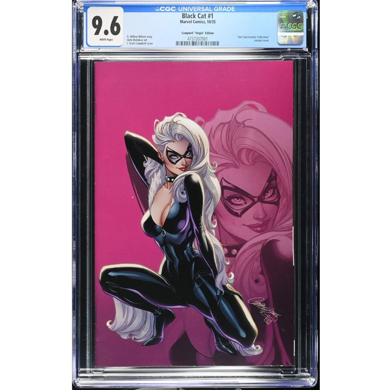 Black Cat: #1 [J Scott Campbell CGC 9.6 Virgin - 1:100] 2025
