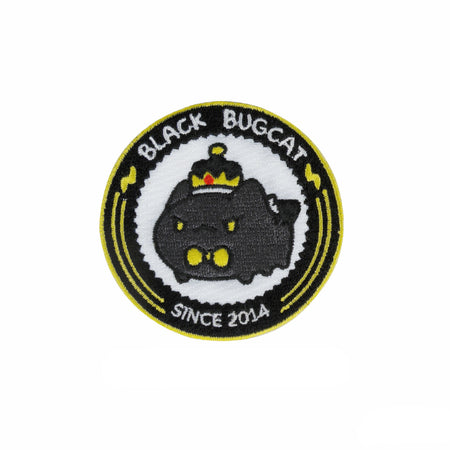 Bugcat Capoo: King Black Bugcat Figurine with Limited Edition Patch Collectible Bugcat Capoo