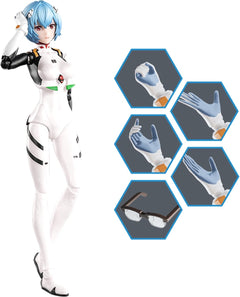 Blokees: Fantastics Series Evangelion - Rei Ayanami Plug Suit with Entry Plug Interior Toys & Games Blokees