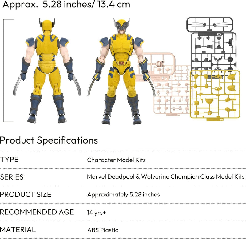 Blokees: Marvel Deadpool and Wolverine - Wolverine Toys & Games Blokees