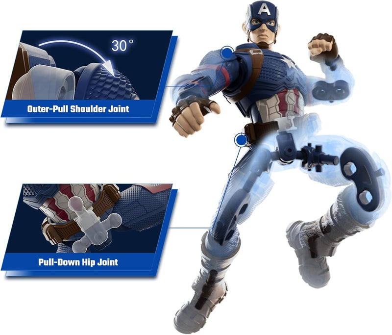 Blokees: Marvel The Infinity Saga - Captain America Model Kit Toys & Games Blokees