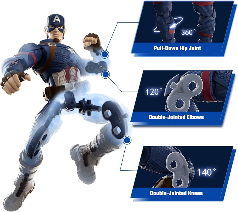 Blokees: Marvel The Infinity Saga - Captain America Model Kit Toys & Games Blokees