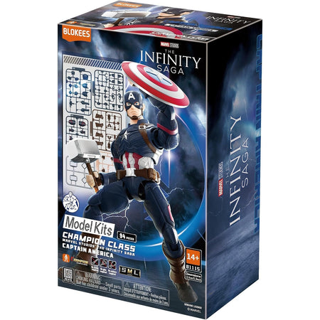 Blokees: Marvel The Infinity Saga - Captain America Model Kit Toys & Games Blokees