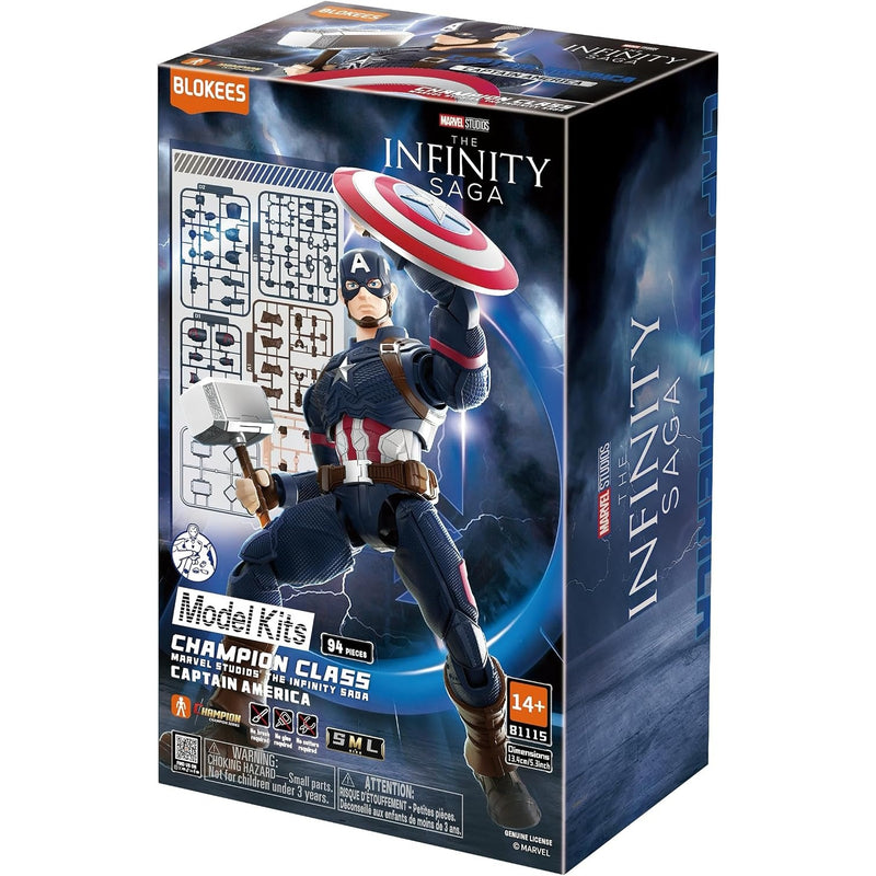 Blokees: Marvel The Infinity Saga - Captain America Model Kit Toys & Games Blokees