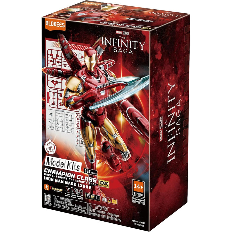 Blokees: Marvel The Infinity Saga - Iron Man Mark LXXXV Deluxe Edition Model Kit Toys & Games Blokees