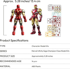Blokees: Marvel The Infinity Saga - Iron Man Mark LXXXV Model Kit Toys & Games Blokees