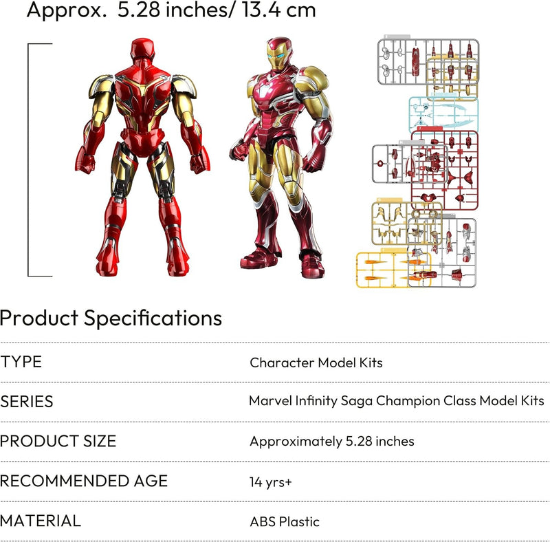 Blokees: Marvel The Infinity Saga - Iron Man Mark LXXXV Model Kit Toys & Games Blokees