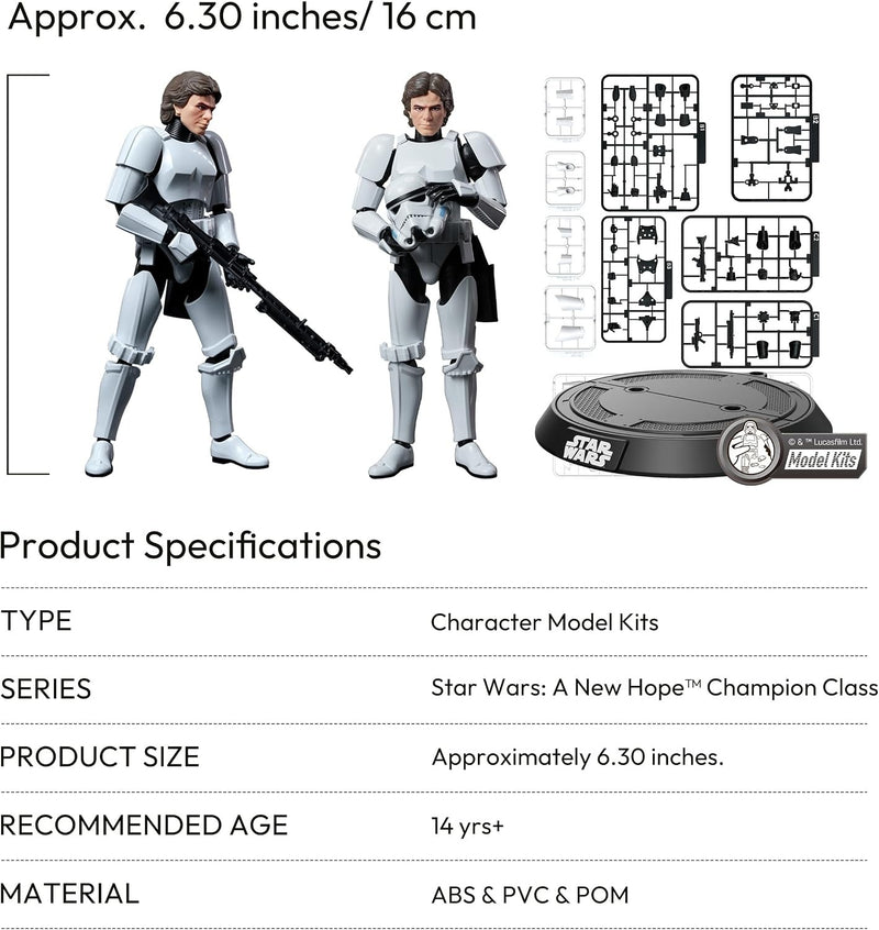 Blokees: Star Wars - Han Solo Stormtrooper Disguise Version Model Kit Toys & Games Blokees