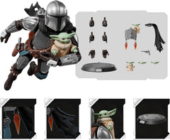 Blokees: Star Wars The Mandalorian and Grogu - Din Djarin and Grogu Model Kit Toys & Games Blokees